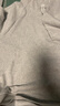 lululemon丨 Scuba 女士寬松款側(cè)開口連帽衫 LW3IRDS 雜色超淺灰 M /L 曬單實(shí)拍圖
