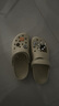 卡洛馳crocs 經(jīng)典款洞洞鞋時尚男女同款夏季休閑透氣沙灘鞋拖鞋涼鞋 骨白色 39-40 =M7 曬單實拍圖