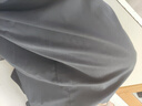 【山本裙褲】纖怡嬌灰色女裝2025新款夏季高腰九分冰絲闊腿褲夏季 黑色-常規(guī)款 L 建議體重125-140斤 曬單實(shí)拍圖