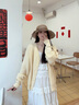 MAINLYKITTY防曬帽女夏季大帽檐防紫外線漁夫帽女士遮陽(yáng)帽時(shí)尚防嗮沙灘帽子女 【卡其】 曬單實(shí)拍圖