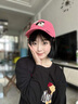 麗紗蓓兒棒球帽韓版卡通小狗刺繡女2025年新款夏加大加深帽子大帽檐鴨舌帽 棒球帽-玫紅色（可調(diào)節(jié)） 曬單實拍圖