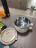 JCZS德國品牌304不銹鋼泡面碗帶蓋碗宿舍用學(xué)生方便碗泡面神器飯吃盒 卡其色【食品級304】 1000ML 曬單實(shí)拍圖