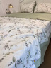 思百舍萊賽爾棉雙層紗空調被可機洗夏涼被雙人田園風(fēng)夏季全套被子四件套 云繡靜夢(mèng)粉 四件套/2.2x2.4m夏被+床單+枕套2 曬單實(shí)拍圖