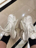莎萊茜（SALAXI）2025新款蛟龍系列老爹鞋厚底增高情侶款小白鞋潮牌運動(dòng)鞋男女同款 白色 42 男款 曬單實(shí)拍圖