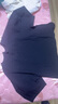 無印良品（MUJI）女式 涼感 短袖罩衫t恤上衣打底衫女款內(nèi)搭25年夏季女裝 涼感物語 黑色 M (160/84A) 曬單實(shí)拍圖