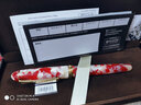 白金   日本白金 3776 紅錦鯉 賽璐珞 14K金筆 鋼筆 PTB-30000S 紅錦鯉 F 曬單實(shí)拍圖