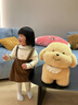 嬰果小島鄺玲玲同款金毛小狗玩偶公仔毛絨玩具娃娃送女友生日禮物女跨新年 錄音款【圍兜款+骨頭發(fā)夾】 20厘米 曬單實(shí)拍圖