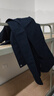 左斯客焊工工作服男套裝防燙電焊工裝耐臟耐磨棉勞保服秋冬季工裝 藏藍(lán)581套裝 3XL 185碼【體重160-180斤】 曬單實(shí)拍圖