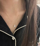 伊燦通體銀單顆仿珍珠吊墜項鏈女輕奢氣質(zhì)高級感鎖骨鏈2025年新款頸鏈 通體銀單顆珍珠項鏈 曬單實(shí)拍圖