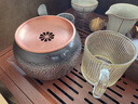 容山堂 手工銅建水 小號(hào)干泡臺(tái)儲(chǔ)水茶盤壺承茶渣桶功夫茶具配件 曬單實(shí)拍圖