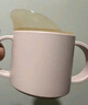 babycare斜口杯寶寶兒童嘬口杯喝水喝奶杯子廣口敞口學(xué)飲杯嬰兒6個(gè)月以上 豆沙粉+卡扣吸管-訓練喝水喝 180ml 180mL 曬單實(shí)拍圖