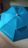 新款傘帽釣魚(yú)專(zhuān)用雨傘頭戴式折疊遮陽(yáng)傘防雨防曬戶(hù)外便攜式釣魚(yú)傘 雙層黑膠【橡膠頭套】110cm墨黑 曬單實(shí)拍圖
