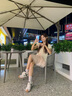 CAMILA KSENIA德訓鞋女士2025新款夏季休閑楊冪同款時尚百搭板鞋復古運動阿甘鞋 白色 37 曬單實拍圖