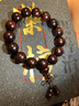 今古樓印度小葉紫檀滿(mǎn)金星手串高密滄桑老料15mm男款佛珠檀香紫檀手鏈 JM7792 曬單實(shí)拍圖