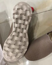 斯凱奇（Skechers）女鞋秋季透氣一腳蹬健步鞋子軟底減震休閑運動(dòng)網(wǎng)面鞋15600 灰褐色/TPE 39 曬單實(shí)拍圖