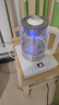 開(kāi)品 煮茶器底部全自動(dòng)上水感應續水電熱燒水壺 辦公室燒水壺恒溫多檔調節電水壺養生煮茶壺 1.5L 白色（蒸茶-煮茶-燒水）桶裝水款 曬單實(shí)拍圖