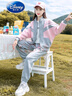 G.DUCKKIDS品牌童裝3-14歲女童秋裝套裝春秋款8兒童外套褲子6女孩洋氣兩件套 灰色 170 曬單實(shí)拍圖