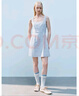 UR2025夏季新款女裝度假風(fēng)撞色格紋無(wú)袖連衣裙UYY750059 天藍格子 M 曬單實(shí)拍圖