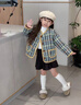 WVD大牌童裝女童外套秋冬款2024新款洋氣兒童裝小香風(fēng)女寶寶冬裝夾棉 圖片色 120cm 均碼 曬單實(shí)拍圖