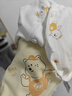 童泰新生兒半背衣嬰兒衣服純棉四季0-3月寶寶上衣滿(mǎn)月服2件裝 黃色 52 曬單實(shí)拍圖