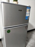奧克斯小冰箱家用小型迷你冷藏冷凍兩用出租房宿舍用節能省電寢室辦公室電冰箱 【升級凈化去味】30A146DW銀【節能省電】 曬單實(shí)拍圖