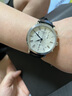 天梭（TISSOT）【官方授權(quán)店】卡森臻我系列石英皮帶男表時尚商務(wù)瑞士手表送男友 三眼計時黑皮帶T122.417.16.033.00 曬單實拍圖