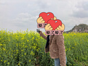 茵曼法式優(yōu)雅小香風(fēng)短外套女秋毛邊名媛高級感休閑上衣 淺駝色 M  曬單實拍圖