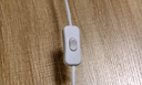 三吝 303按鈕式扁插帶開關(guān)電源線插頭線臺(tái)燈電器風(fēng)機(jī)連接線 1.8米2*0.75白色 SL-85-CT 曬單實(shí)拍圖