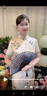 奧絲婕（Aosijie）高端品牌真絲旗袍女2025夏季新款氣質(zhì)優(yōu)雅桑蠶絲國風(fēng)改良版連衣裙 杏色（真絲桑蠶絲系列） XL 曬單實拍圖