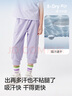 巴拉巴拉童裝兒童七分褲女童2025夏季薄款中大童速干褲子運動(dòng)褲潮 風(fēng)信紫-吸汗速干 140 曬單實(shí)拍圖