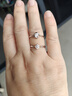 我愛鉆石網(wǎng) 鉆戒白18K金鉆石戒指女款鉑金求婚結(jié)婚戒指四爪GIA裸鉆定制情結(jié) 50分FG色 曬單實拍圖