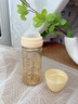 Grosmimi原裝進口格羅咪咪新生嬰兒防脹氣奶瓶仿真母乳液態(tài)硅膠嘴PPSU耐摔 小熊黃（適合3-5-6月+） 300ml 曬單實拍圖