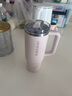 STANLEY巨無霸杯PRO吸管杯水杯保溫杯大容量辦公不銹鋼杯子887ML-晶粉色 曬單實(shí)拍圖