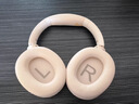 季朗適用QCY H3耳機套H3 Lite耳罩頭戴式ANC主動(dòng)降噪款耳機罩更換配件海綿套隔音耳套皮套頭梁保護套 【云錦白-蛋白皮】耳機套一對；送吸音棉 曬單實(shí)拍圖