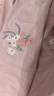 紅豆居家純棉睡衣女秋季長袖抑菌印花女士家居服 柔霧粉 170/92A 曬單實(shí)拍圖