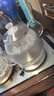 FUNORK全自動上水電熱水壺電茶壺泡茶專用燒水器茶臺燒水壺一體機茶桌茶幾嵌入式茶具 蒸茶款不銹鋼色（37x20cm） 曬單實拍圖