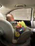 任道兒童安全座椅汽車用0-12歲嬰兒寶寶車載可坐躺360旋轉(zhuǎn)i-Size認(rèn)證 I-SIZE認(rèn)證旗艦版-椰奶白+支撐腿 曬單實(shí)拍圖