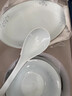 富玉玲瓏瓷餐具套裝家用餐具整套中國風(fēng)新中式高檔碗碟套裝結婚送禮 金枝玉葉 65頭 曬單實(shí)拍圖