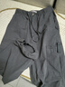 唐獅（TonLion）2024工裝褲女休閑多袋闊腿長(cháng)褲百搭 深巖灰 M  曬單實(shí)拍圖