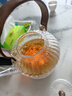 斤慕玻璃煮茶壺泡茶壺電陶爐耐高溫高硼硅提梁蒸泡茶熱明火涼水壺 透明洛神花茶壺【900ML】 曬單實(shí)拍圖