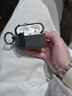 優(yōu)思頓airpods4保護套airpodspro2蘋果耳機套airpod3帶鎖扣ipods磁吸二代防摔四代藍牙三代airpods3盒 【黑色+掛圈 】磨砂軟殼-戴套支持無線充電 蘋果 AirPods  曬單實拍圖