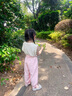 凡獵女童防蚊褲夏裝2025新款寶寶休閑外穿燈籠褲子薄款兒童九分褲夏季 粉色 110 cm 曬單實(shí)拍圖