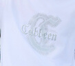 卡賓（CABBEEN）【燙鉆印花】涼感高級短袖T恤男裝2025夏季新款圓領(lǐng)上衣男 米白色12（舒適版型） 2XL /185/54 曬單實(shí)拍圖