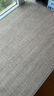竹珺（ZHUJUN）飄窗墊窗臺墊日式簡(jiǎn)約棉麻風(fēng)格四季通用薄款防滑定制臥室陽(yáng)臺坐墊 四季款-薩麗麻格調編織棕色 80cm*240cm 曬單實(shí)拍圖
