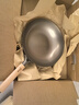 福妻（FUTSUMA）純鈦炒鍋無(wú)涂層不粘鍋家用廚房炒菜鍋具多功能超輕鈦鍋燃氣灶專(zhuān)用 新款整鍋純鈦平底木蓋版本 30cm 曬單實(shí)拍圖