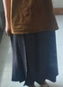 浪莎西裝半身裙女春秋2025新款高腰顯瘦a字百褶裙中長款氣質(zhì)簡約傘裙 曬單實拍圖