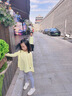 優(yōu)優(yōu)1點(diǎn)（Yoyo one）女童防曬衣夏季罩衫薄款運動(dòng)長(cháng)袖兒童冰絲涼感速干衣 19690黃色防曬T恤 【UPF50+】 150 曬單實(shí)拍圖