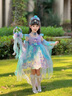 G.DUCKKIDS童裝洛麗塔公主裙女童連衣裙夏季美人魚裙子兒童蛋糕裙生日蓬蓬裙 單件裙子 110 尺碼4~5歲【100-110cm】 曬單實拍圖