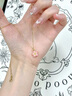 中國黃金（CHINA GOLD）黃金項鏈足金櫻花吊墜女新款花朵項鏈?zhǔn)罪椙槿斯?jié)生日禮物送女朋友 足金櫻花吊墜 約1.5g【贈銀鏈】 曬單實拍圖