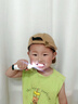 brushbaby兒童專用電動牙刷兩歲3歲6歲12歲以上定時保護(hù)軟毛聲波磁吸充電 熊貓款【2年質(zhì)?！?主機(jī)+3刷頭 曬單實拍圖